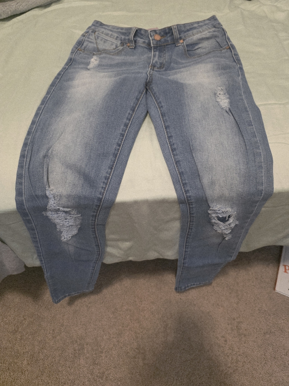 KB More Women's Light Wash Jeans - Pink Label